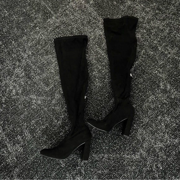 OTK faux suede boots - Picture 1 of 2